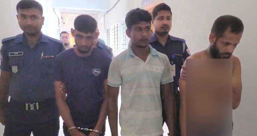 শরীয়তপুরে স্বামীর সামনে স্ত্রীকে সংঘবদ্ধ ধর্ষণ, আটক ৩