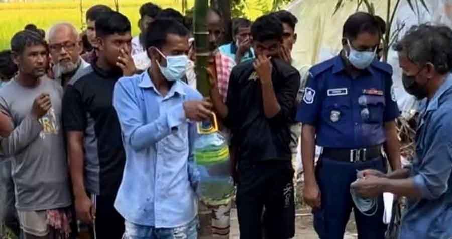 ডিমলায় ২২ দিন পর সুপারি বাগানের গর্ত থেকে বস্তাবন্দি মরদেহ উত্তোলন